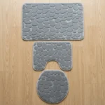 3 Piece Toilet Mat Set Dubai