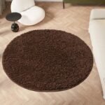 Super Soft Shaggy Round Carpets Dubai