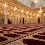 Al-Noor Maroon Masjid Carpet