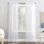 Albia Sheer Rod Pocket Curtain Panel1