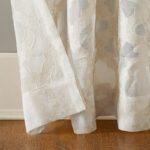 Anuel Trellis Jacquard Sheer Rod Pocket Curtain Panel3