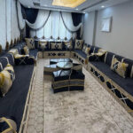 Arabic Furniture for Cafes, Arabic Majlis, Wooden Bench Majlis3 (1)