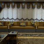 Arabic Majlis Jalsa, Wooden Bench for Restaurant and Cafés2