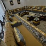 Arabic Majlis Jalsa, Wooden Bench for Restaurant and Cafés5