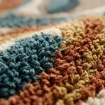 Abstract Artistic Wave Pattern Wall to Wall Carpet