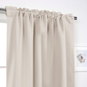 Bantam Solid Blackout Thermal Rod Pocket Curtain2