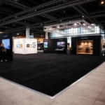 Black Exhibition Carpets