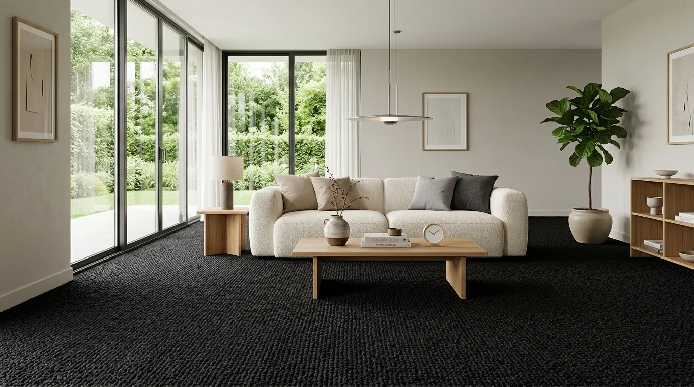 Boucle Black E680 Sisal Carpet Dubai