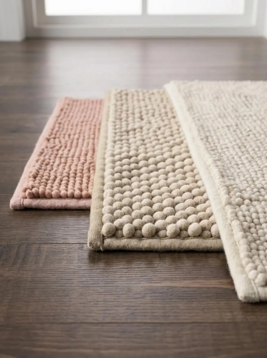 Chenille Bathroom Rug Dubai Super Soft Non-Slip Microfiber Bath Mat