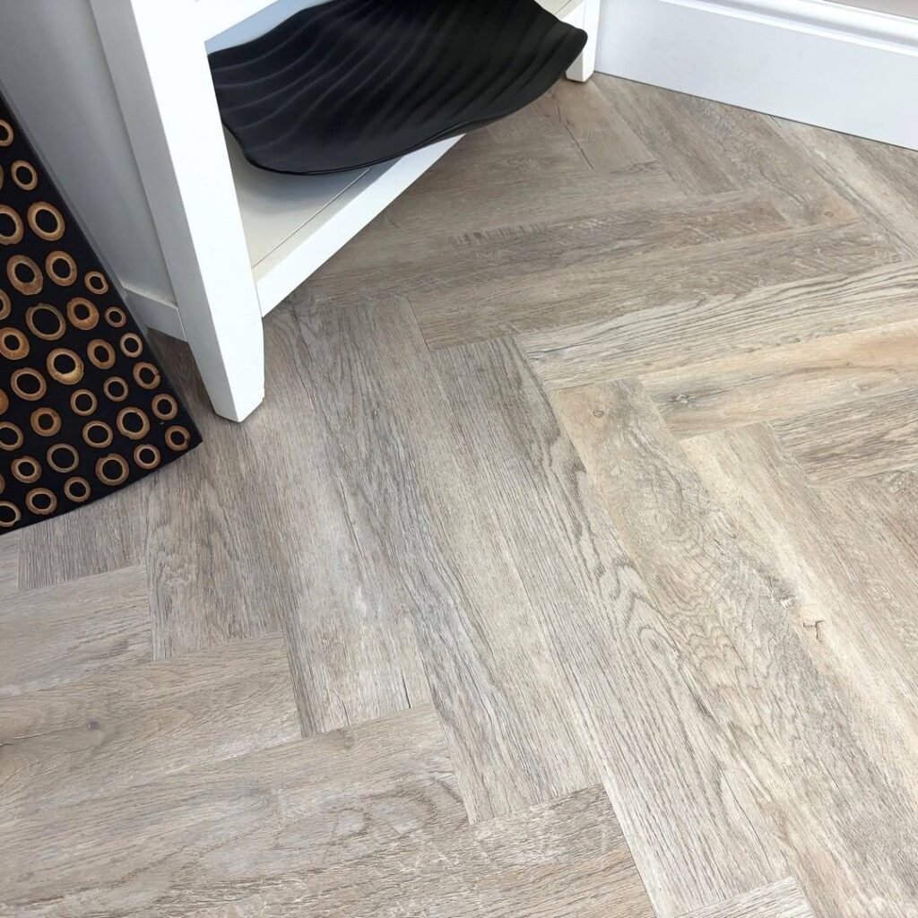 Chic Parquet Dry Back Lvt Herringbone Flooring Harbour2