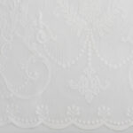 Christy Floral Lace Rod Pocket Curtain Panel3