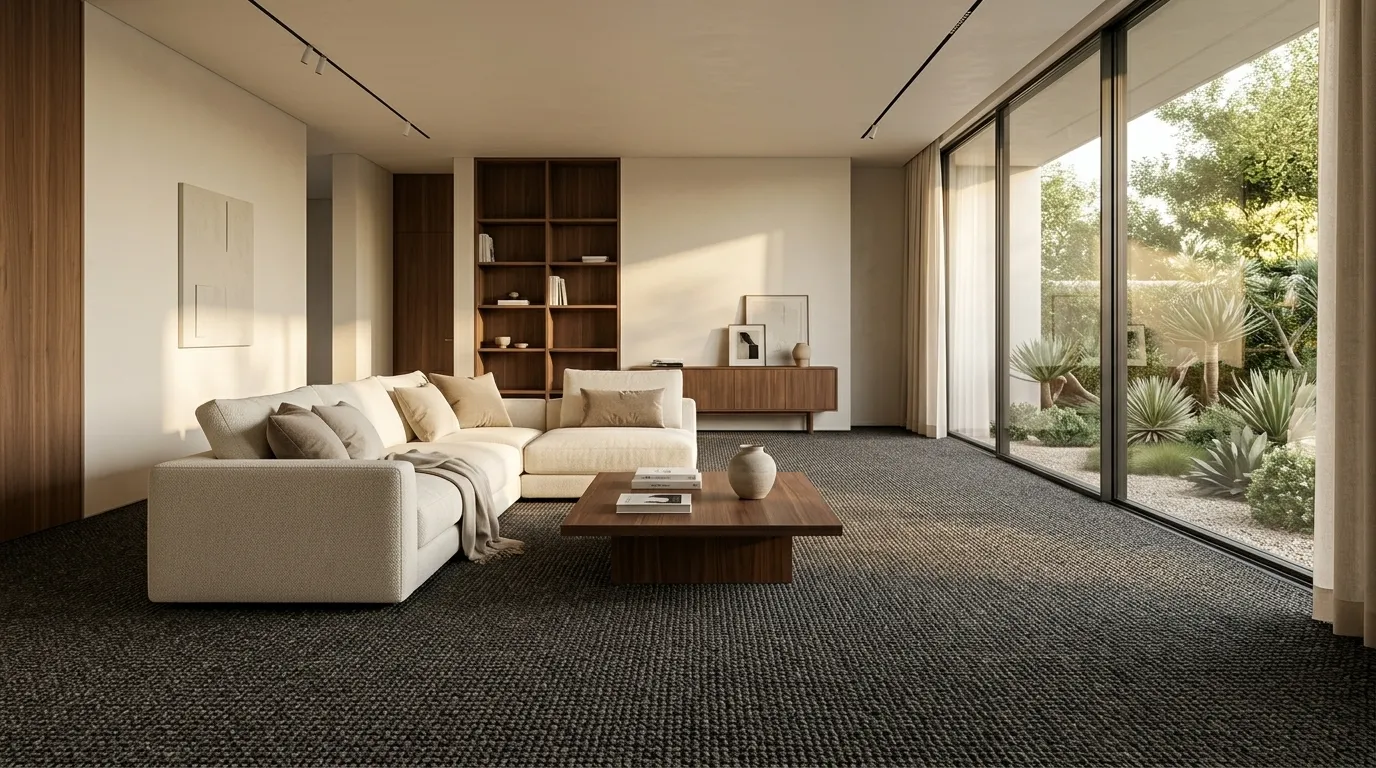 Dark Boucle Sisal Carpet