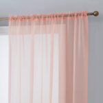 Daxin Solid Sheer Voile Rod Pocket Curtain6