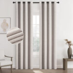 Dennan Curtains , Grommet Top Thick 100% Blackout Curtains1