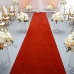 Exhibition Red Patterned Carpet