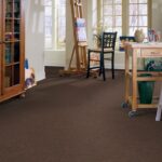 Artistic Charm Dark Brown Wall to Wall Carpet
