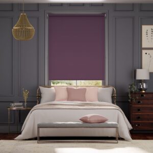 Florence Blackout Amethyst Roller Blind1