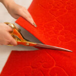 Exhibition Red Patterned Carpet