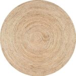 Braided Natural Jute Handmade Round Rug