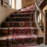 Handmade Afghan Stair Carpet