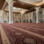 Harmain Maroon Masjid Carpet