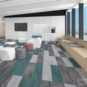 Portable Interlocking Puzzle Polyester Carpet Tiles