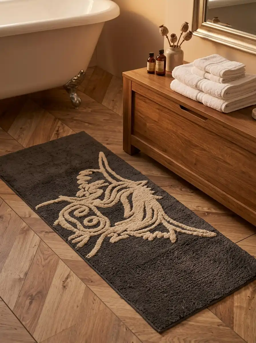 Horse Print Bathroom Mat Dubai