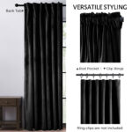 Solid 70%-85% Blackout Rod Pocket Back Curtain5