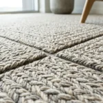 Interlocking Braided Pattern Carpet tiles