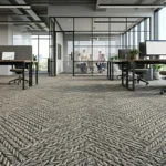 Interlocking Braided Pattern Carpet tiles