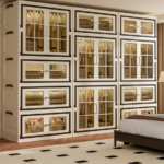 Large Capacity Double-Door Wardrobe Removable Storage Cabinet1
