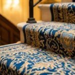 Luxury Hotel Corridor Stairs Carpet