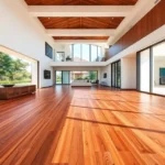 Merbau Three Strip Engineered Wood Flooring