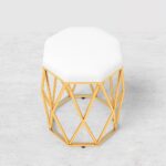 Modern white extendable makeup vanity with 5 drawers and dressing table9