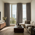 Natural Heavyweight Linen Soundproof Curtains with Multitape Heading3