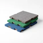 Nylon Loop Pile Carpet Tiles with Puzzle Pattern