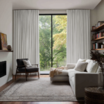 Off-White Heavyweight Linen Soundproof Curtains01