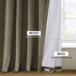 Olivia Signature Thermal Lined 100% Blackout Velvet Curtains2