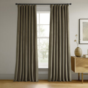 Olivia Signature Thermal Lined 100% Blackout Velvet Curtains4
