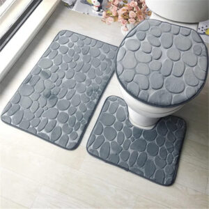 Soft Bathroom Mats 3 Pieces