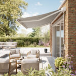 Perth Taupe Full Cassette Awning Outdoor Blinds