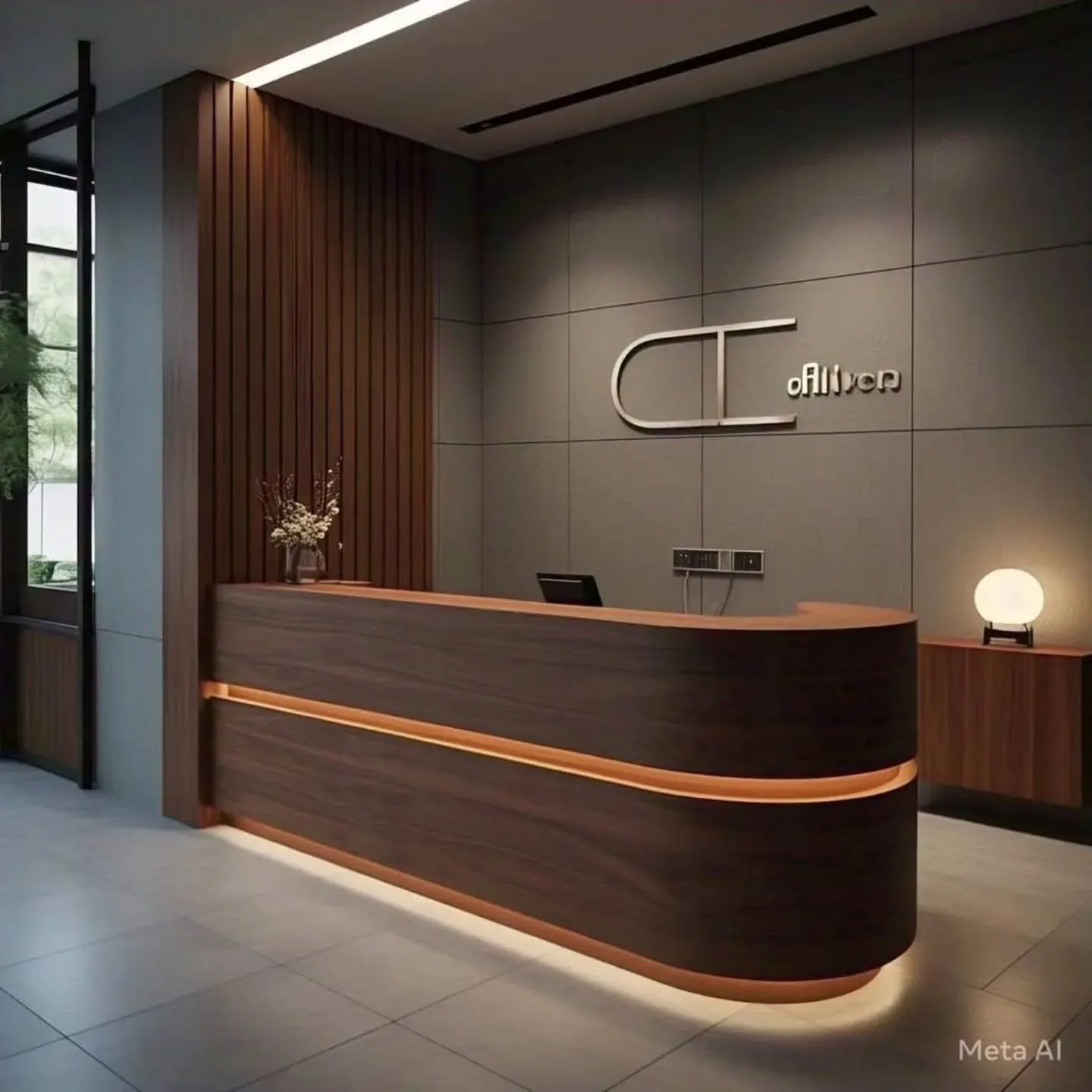 Reception desk