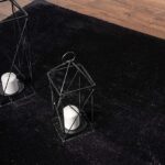 Relax Modern Fluffy Short Pile Rug, Non-Slip Underside,2