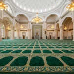 Saff-e-Awwal Green Masjid Saf Carpet