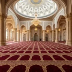 Saff-e-Awwal Maroon Masjid Saf Carpet
