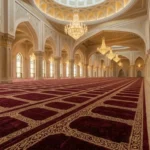 Saff-e-Awwal Maroon Masjid Saf Carpet