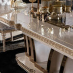Savoy Gold Leaf Dining Table2