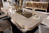 Savoy Gold Leaf Dining Table5