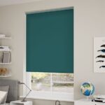 Sevilla Blackout Kingfisher Roller Blind2