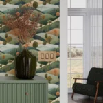 Funny hills with tree Wallpaper